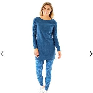 Carve Designs, talora blue tunic dress. size medium